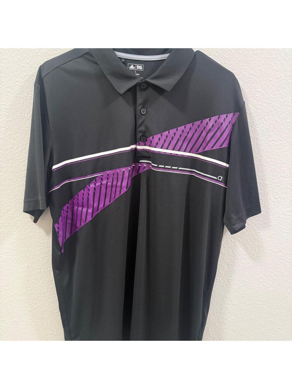 Adidas Men's Black and Multi Tshirt